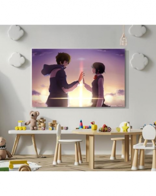 Dekoratif Baskı Anime Kanvas Tablıo 208