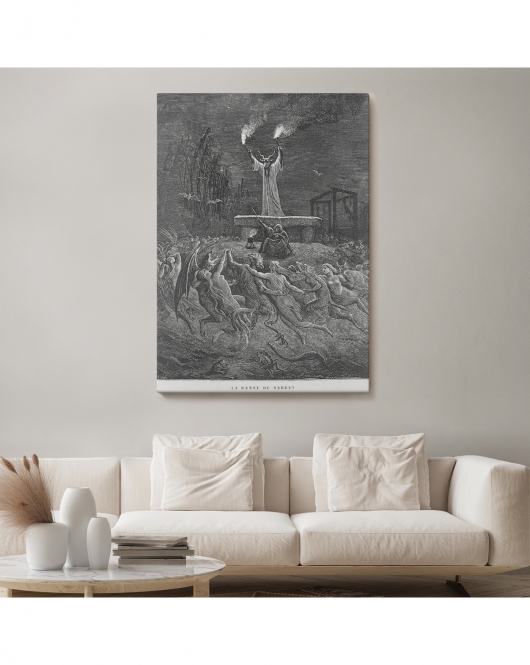 Şabat Dansı Duvar Tablosu, Gustave Dore-6174