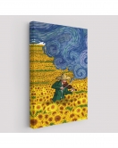 Vincent van Gogh Temalı İllüstrasyon Tablosu-6361