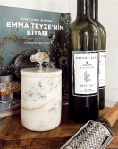 Akayev Mermer Beyaz Ginkgo Baharatlık