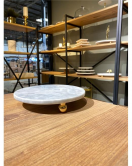 OUTLET Akayev Mermer Beyaz 20 Cm Altın Boncuk Sunumluk HATALI