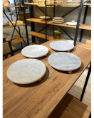 OUTLET Akayev Mermer Beyaz 20 Cm Altın Boncuk Sunumluk HATALI
