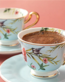 English Home Vanilla New Bone China 4 Parça 2 Kişilik Kahve Fincan Takımı 90 Ml Açık Mavi