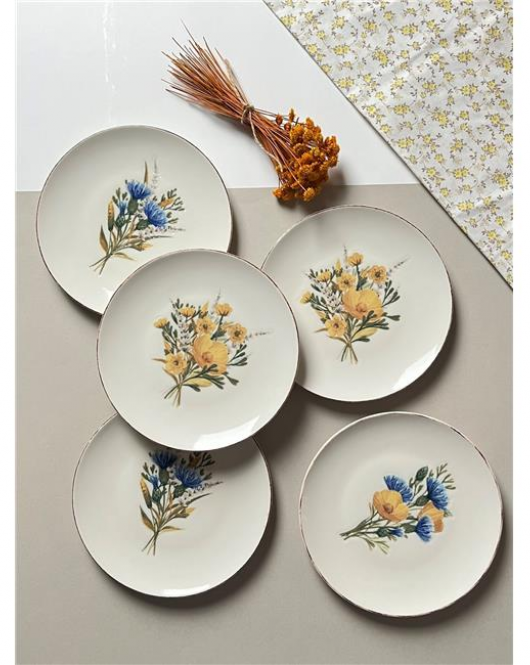 Porser Lily Tuval Pasta Takımı 21cm 6 kişilik 6 Parça