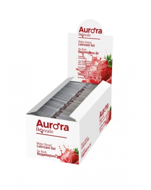 Aurora Boreale 100 Lü 5 Ml Şase Çilekli Kayganlaştırıcı
