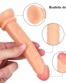 15CM Testissiz Gerçekçi Anal Dildo