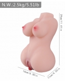 2.5 kg mini yarım vücut manken