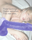 Mor Renk Jel Dildo
