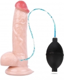Su Fışkırtma Fonksiyonlu Gerçekçi Vantuzlu Dildo