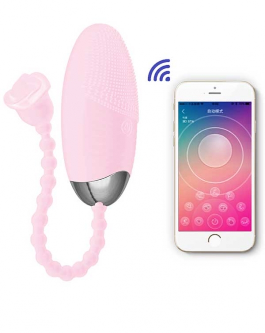 Telefon Kontrollü Yumurta Vibratör Pembe