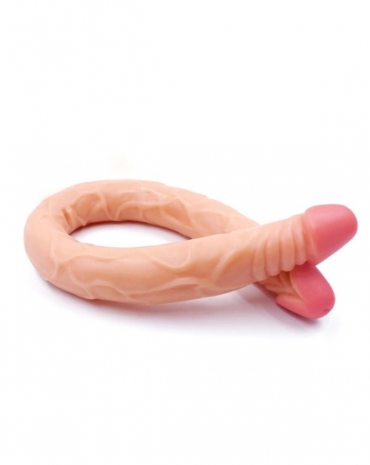 Ten Rengi 55 cm Çift Taraflı Dildo Model No:1034
