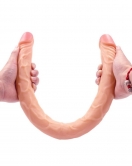 Ten Rengi 55 cm Çift Taraflı Dildo Model No:1034