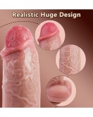 Thrusting Huge Thick Dildo Vibratör 21 Cm