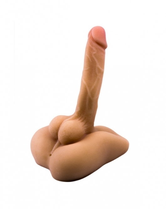 Ultra Gerçekçi Büyük Penisli Anal ve Dildo Özellikli Yarım Vücut Mastürbatör