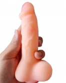 Vajina Girişli Dolgulu Realistik Penis Kılıfı Masturbatör 20CM