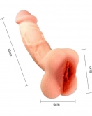 Vajina Girişli Dolgulu Realistik Penis Kılıfı Masturbatör 20CM