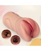 Yeni Nesil Gerçekçi Çift Girişli Anal Vajinal Melez Mastürbatör