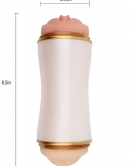 MX Sexual Stroker Çift Taraflı Vajinal ve Oral Mastürbatör