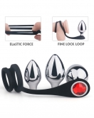S-Hande Metal Anal Plug Seti ve Penis Halkası