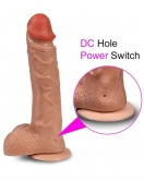 Shequ Bronte Şarjlı Döner Başlı Realistik Dildo Uzaktan Kumandalı 20.5 cm