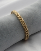 Çelik Gold Renk Kalın Zincir Model Kadın Bileklik