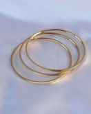 316L Çelik Gold Renk Ajda Model Kadın 60 mm Bilezik
