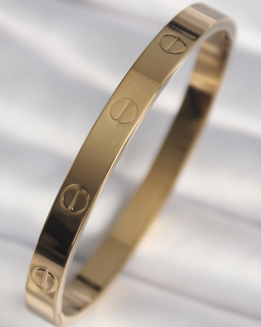 316L Çelik Gold Renk Model Kadın Kelepçe