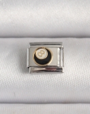 316L Çelik Gümüş Renk 8 Ball İşlemeli Nomination Charm