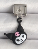 316L Çelik Gümüş Renk Kuromi Model Nomination Charm
